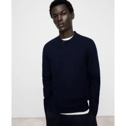 Polo de hombre de manga largade hombre de punto con algodón