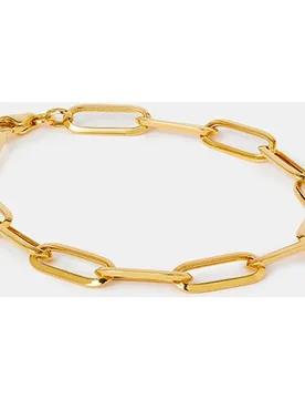 Pulsera Paper Clip de amarillo - El Corte Inglés - FashionsVida