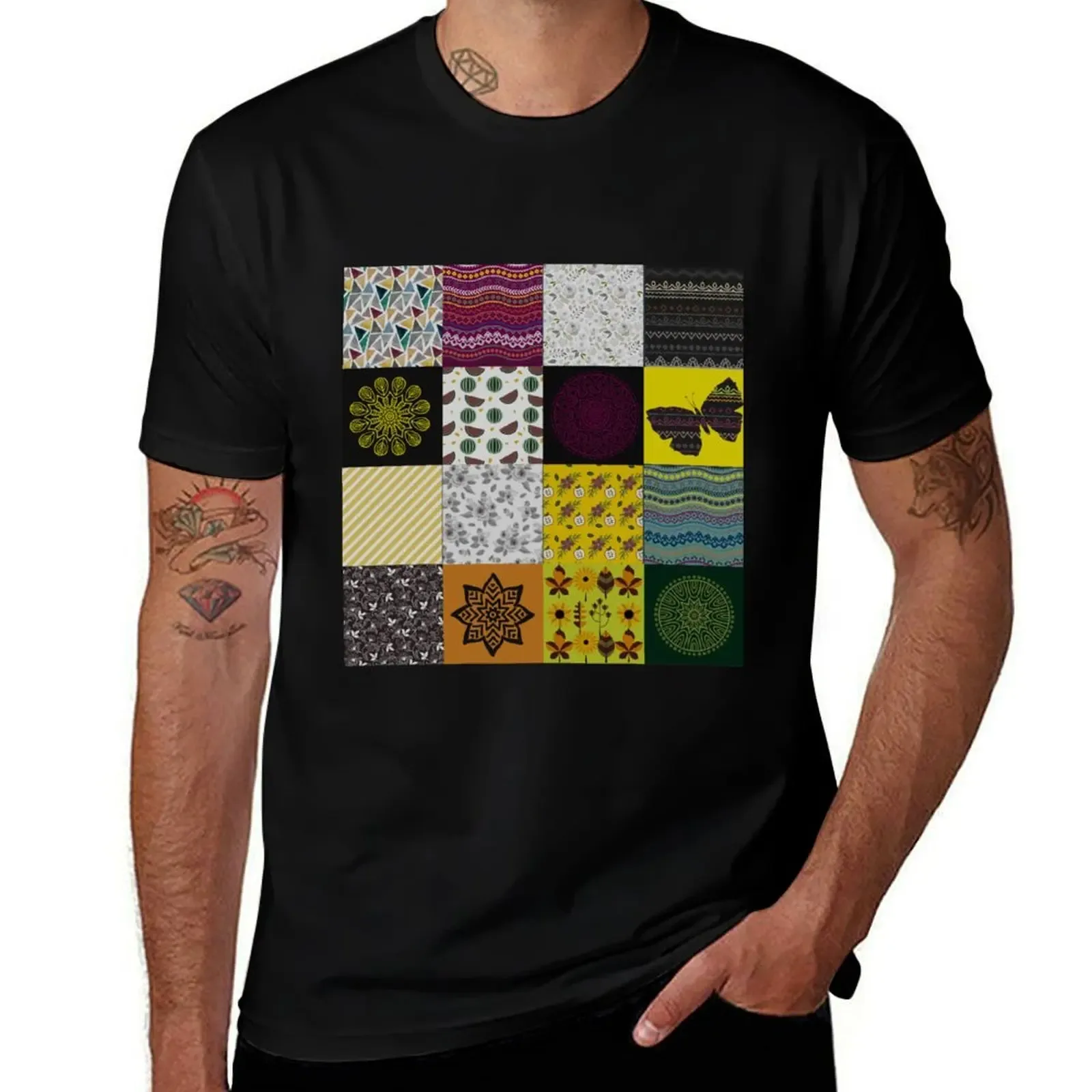 Patchwork4 T-Shirt Construction Work Tee Shirt - Aliexpress - FashionsVida