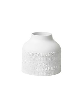 Jarrón PARA SIEMPRE ENCANTADO 17,5x17cm Blanco blanco