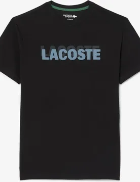 Camiseta de hombre deportiva con estampado gráfico Ultra-Dry de manga corta - Lacoste - FashionsVida