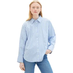 Camisa de mujer de rayas, manga larga