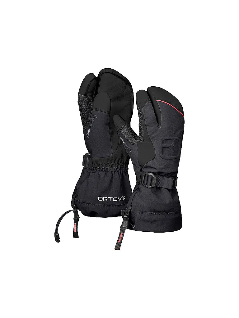 Guantes de Freeride de 3 Dedos para Mujer negro S - Ortovox - FashionsVida