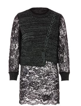 Paino Jersey gris / negro
