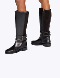 Trying Knee High Boot Black female