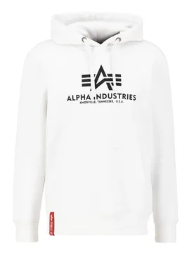 Industries Basic Hoodie White M Herren - ALPHA - FashionsVida