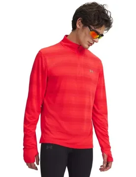 Felpa Con Mezza Zip Velociti Red XL - Under armour - FashionsVida