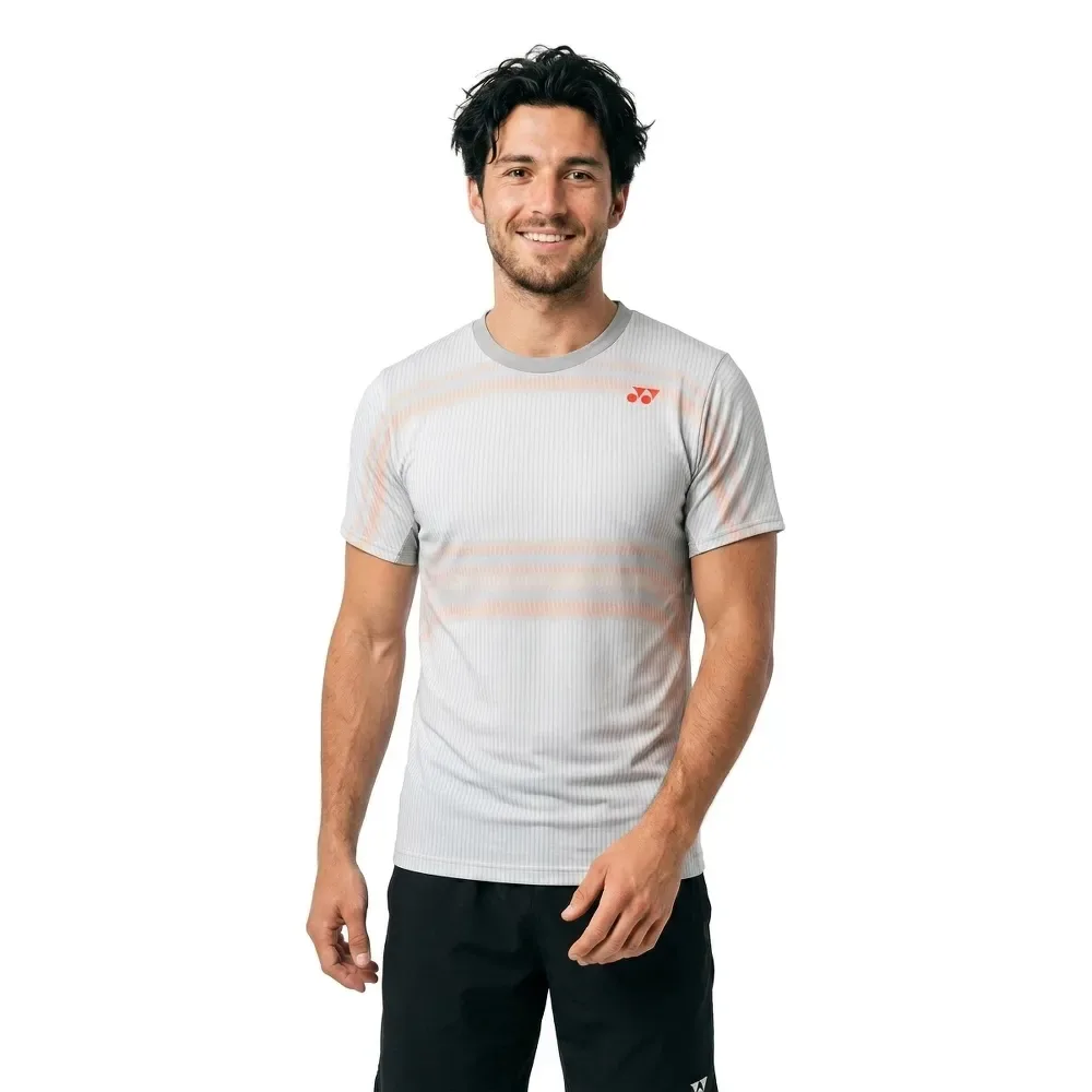 Rg Short Sleeve Polo Silver Gray XL - Yonex - FashionsVida