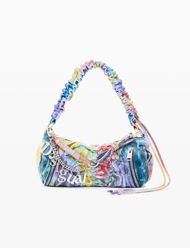 Bolso estampado arty, Mujer, Algodon, U