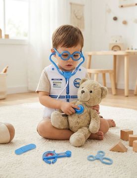 Set per gioco di ruolo – dottore - multicolor