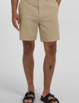 Mens Herringbone Chino Shorts - - Size: W34 - Steel & Jelly - FashionsVida