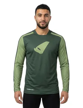 Maglia Da Enduro A Maniche Lunghe Terrain 1 Green