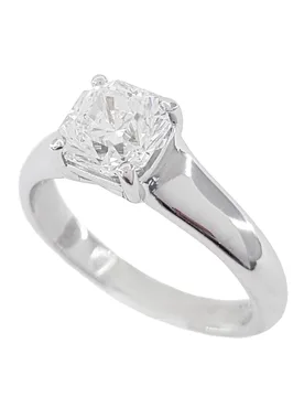 Ct IGI Certified Lab-grown Radiant Square Cut Diamond Ring - Verde - FashionsVida