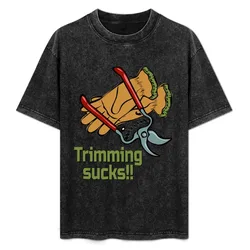 TRIMMING SUCKS T-Shirt Work Casual Loose Fit T-Shirt