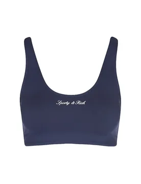 Sport BH SIGNATURE dunkelblau M damen - Sporty & Rich - FashionsVida