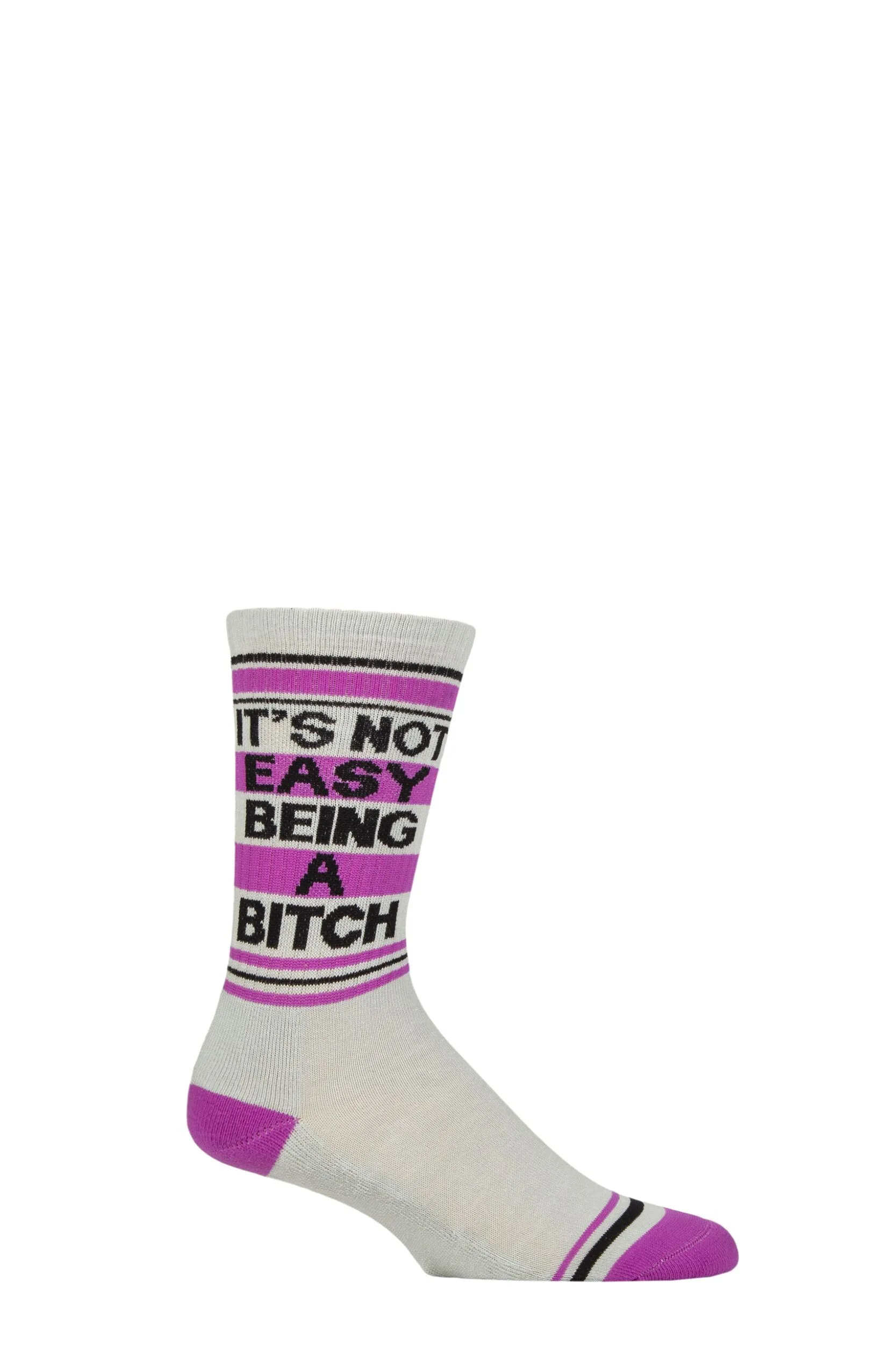 Pair It's Not Easy Being a Bitch Cotton Socks Multi One Size - Multi Coloured - Size: One Size - Gumball Poodle - FashionsVida