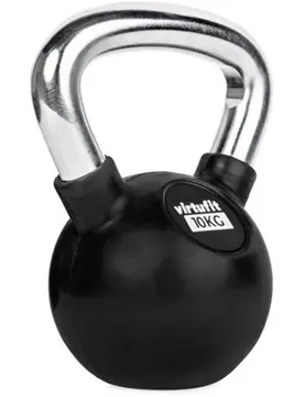 Kettlebell Gummi/Chrom - Noir - unisex - Size: 20 kg