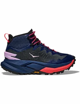 Chaussures de randonnée journée - Mafate Hike W Midnight Blue/Neon Flame - Taille 39 1/3 - Violet - Hoka - FashionsVida