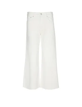 Nom du produit : Jeans Wide Leg SAIGE crème 28 - Ag - FashionsVida