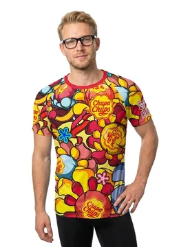 Chupa Chups Flower Short Sleeve T-shirt Multicolour XL Men - OTSO - FashionsVida