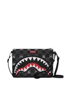 Pochette incrociata con motivo check