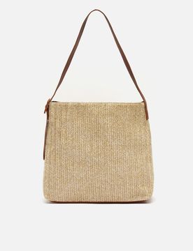 Sac hobo Saby effet raphia ED