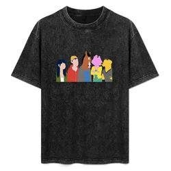 Horseman T-Shirt Casual Fashion Short Sleeve Cotton T-Shirt