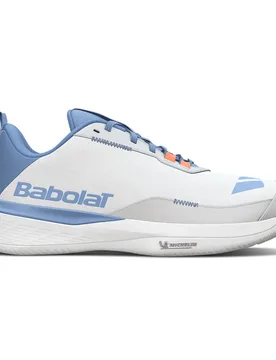 Sfx Evo All Court Shoes White / Forever Blue UK 5.5 - Babolat - FashionsVida