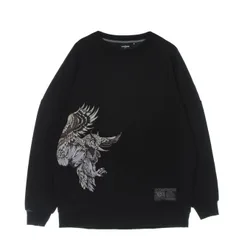 Felpa Leggera Girocollo Uomo Gufo Reale Crewneck Black