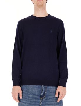 Maglione in lana POLO BLU SCURO S