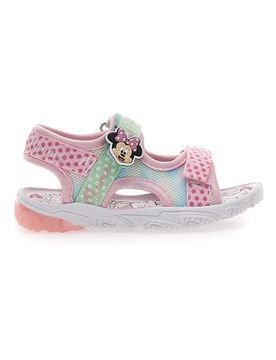 Sandali Rosa e Bianchi con Luci Minnie D3010682T 28