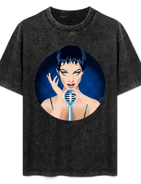 Blue rain T-Shirt Fashion Casual Short Sleeve T-Shirt - Aliexpress - FashionsVida