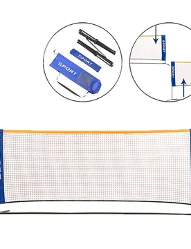 Mini Tennis/badminton Set Blue 3 x 1.5 m - Softee - FashionsVida