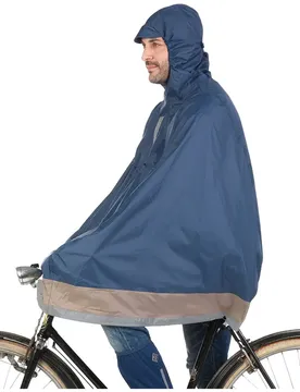 Urbano Poncho Impermeabile Garibaldina Blue