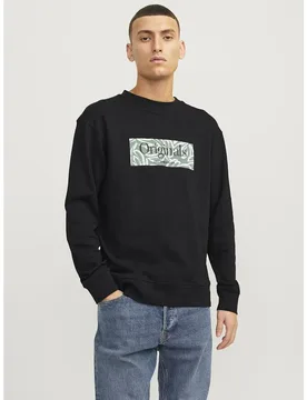 Felpa Lafayette Branding Black XL - Jack & jones - FashionsVida