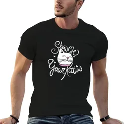 Show me your kitties T-Shirt Breathable Basic Cotton T-Shirt