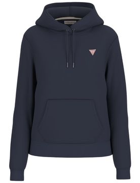 Guess felpa blu cappuccio mini logo GJ W4YQ04 KC811 A71W