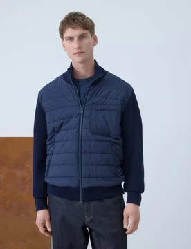 Cárdigan de hombre delantero nylon 100% algodón - Emidio Tucci - FashionsVida