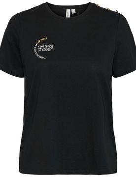 T-shirt nera Vita 10321899