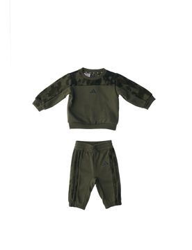 Tuta 2 pz VERDE MILITARE 6-9M