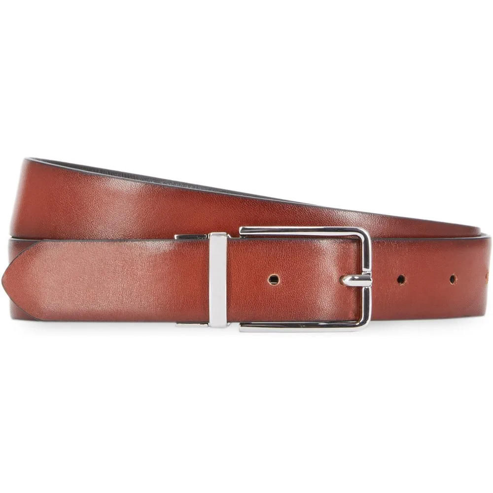 Cinturón de hombre reversible de piel bicolor - The Kooples - FashionsVida