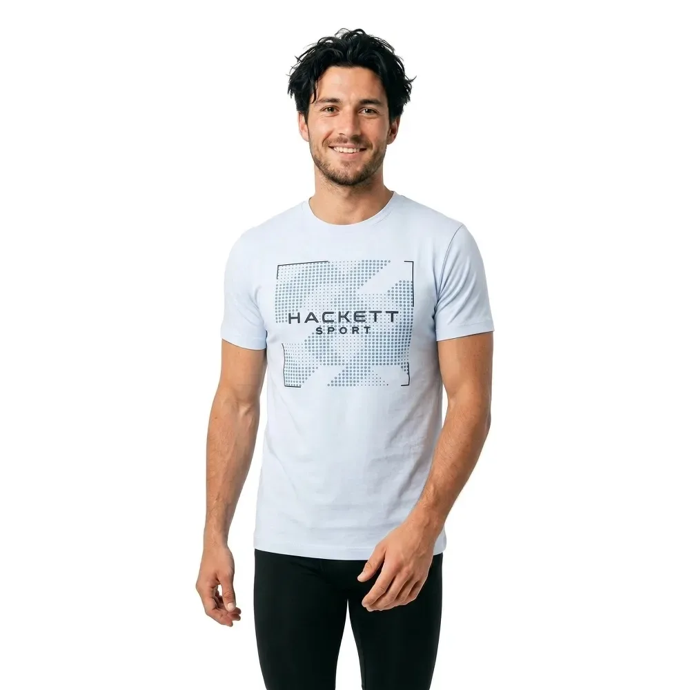 Maglietta A Maniche Corte Digital Camo White 3XL - Hackett - FashionsVida