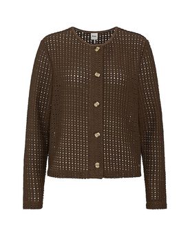 Strickjacke BRENDA L braun 46 damen