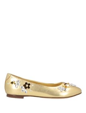 Dolce&Gabbana Bailarinas Chica Oro 32 Chica