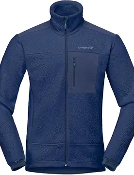 Norrona - Polaire d'alpinisme - Trollveggen Warm3 Jacket M Indigo Night - Taille L - Navy - Norröna - FashionsVida