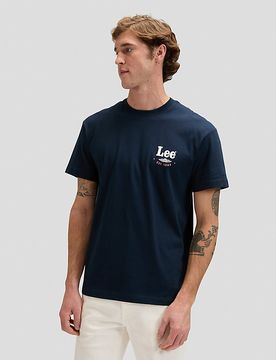 Regular Stamp Tee Rivet Navy Größe M male