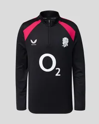 England Rugby Juniors 26/27 Training Midlayer Top - Black JL Unisex