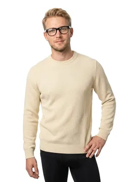 Selected Pull Dane Oatmeal XL Homme