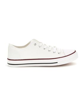 Sneakers bianche con lacci 8011 41