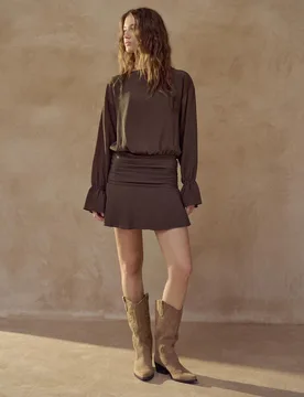 Short Ruffle Dress (Size: ) - Pull&bear - FashionsVida